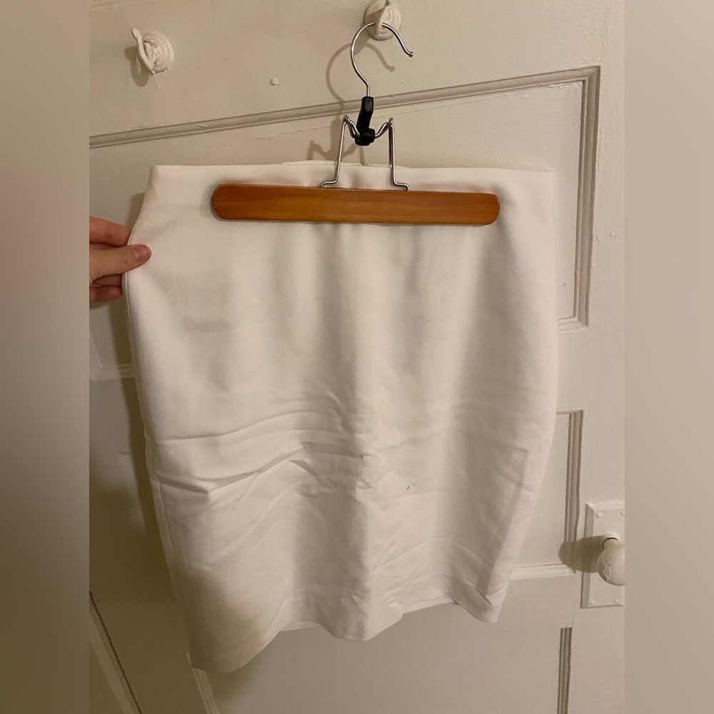 White Express pencil skirt high rise NWT